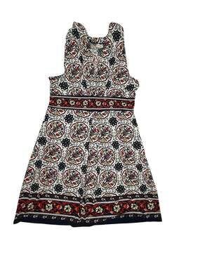 Max Studio Sleeveless Boho Floral Medallion Print Mini Dress Size L
